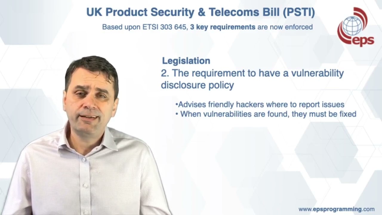 The Product Security & Telecoms Bill (PSTI) Explained