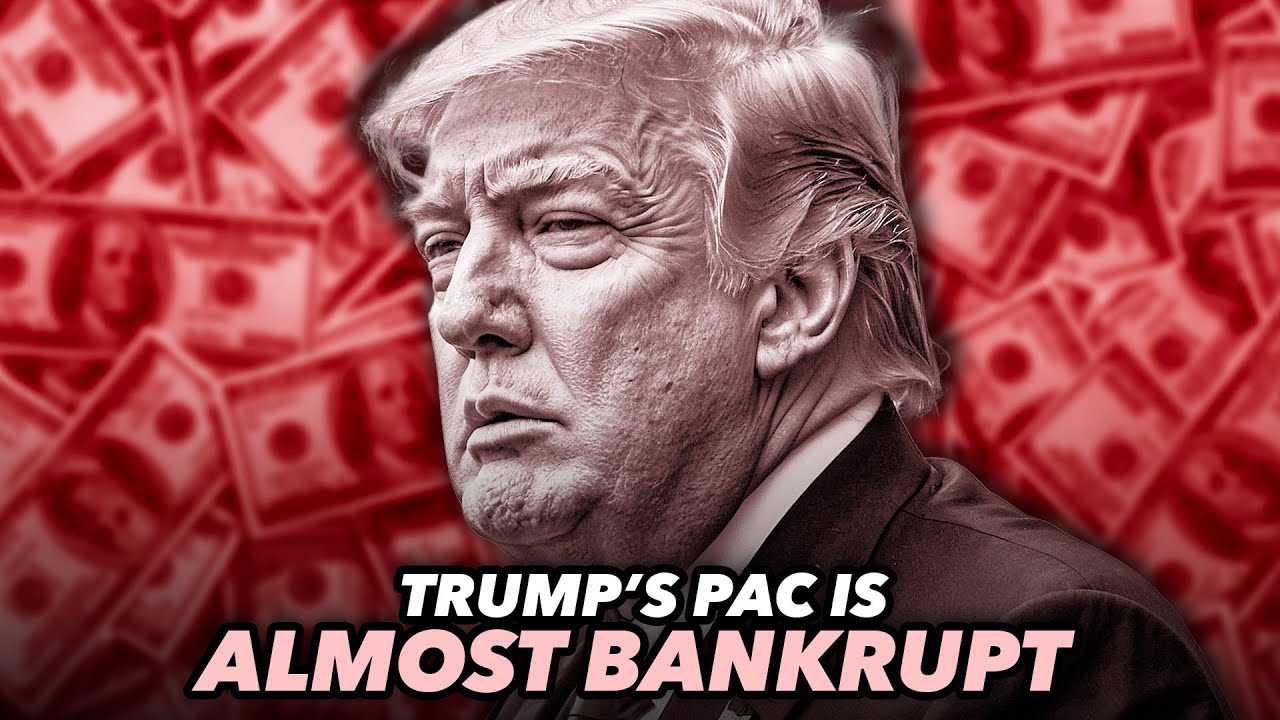 Trump's PAC Is Nearly BANKRUPT After He Spent Everything On Legal Fees