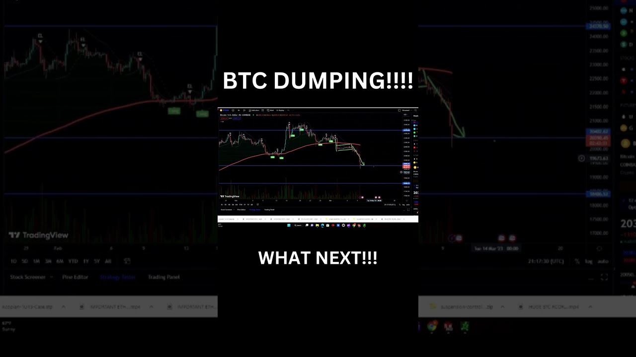 BTC DUMPING!!!! #btc #cryptocurrency #bitcoin #bitcoinnews #ethereum