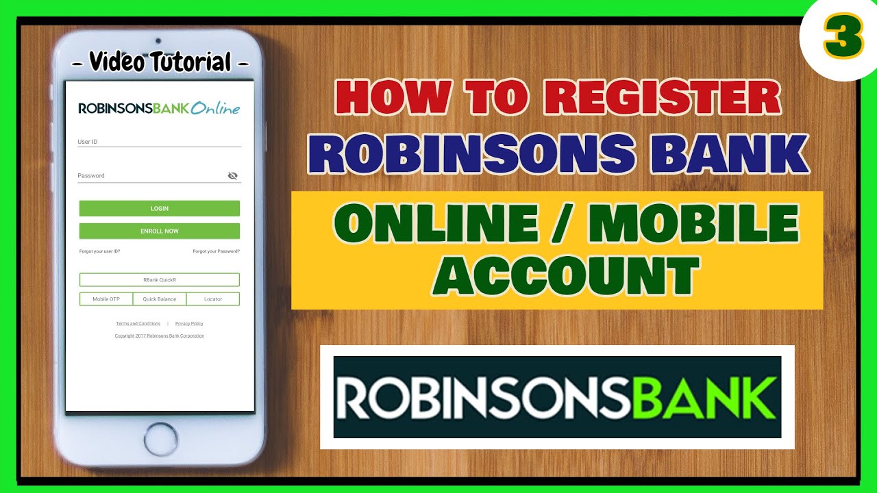 Robinson Bank Online Banking registration rbank digital online enrollment