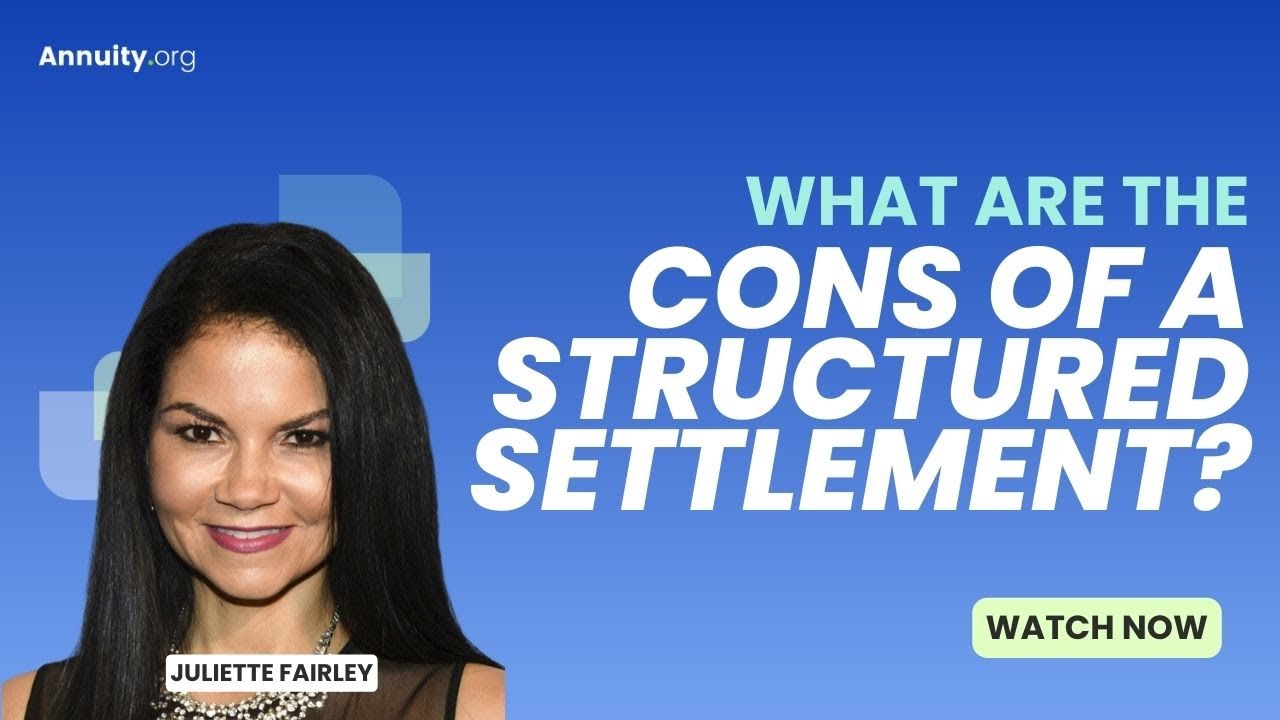 What are the cons of a structured settlement?