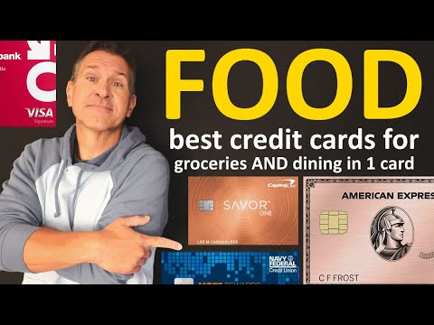 BEST FOOD CREDIT CARDS – Best Groceries AND Dining Rewards in 1 Card in 2023