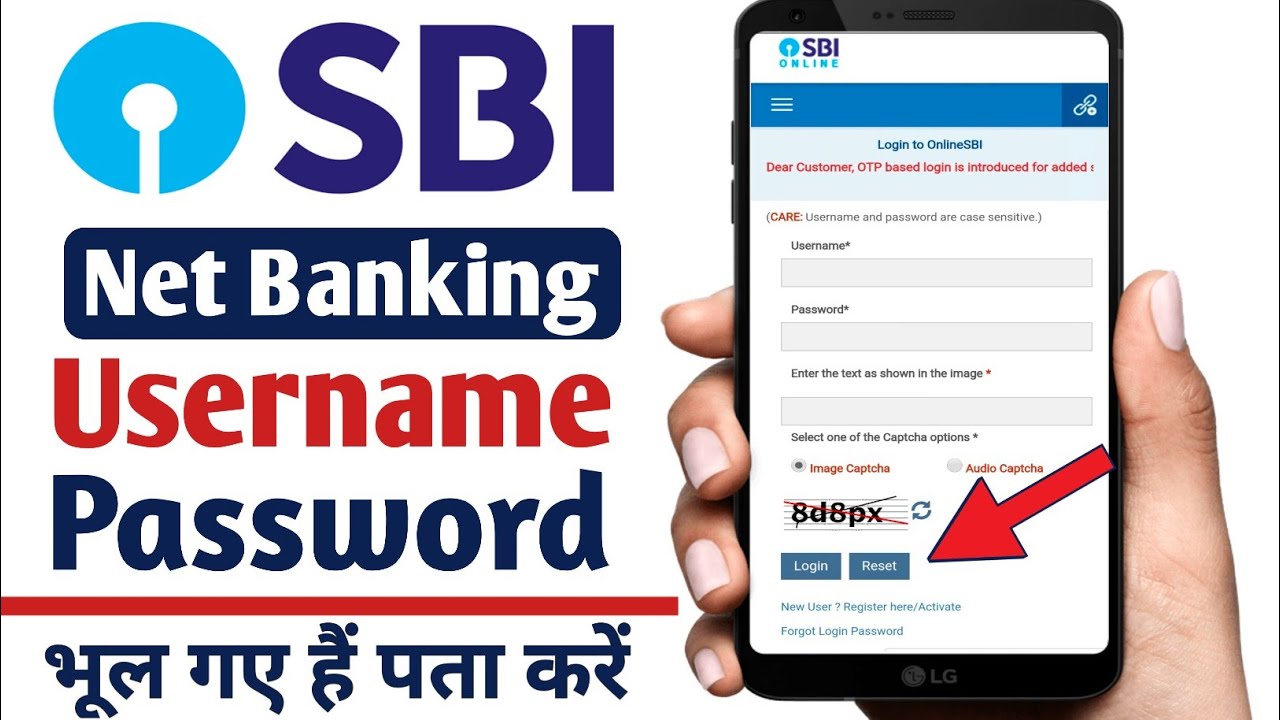 SBI Internet Banking Forgot Username Forgot Login Password | How to reset SBI username and password